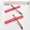2PCS Suit Portable Folding Reading Glasses With Pen Clip Tube Case Men Women  Pocket Presbyopic Eyeglasses