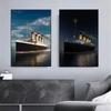 The Ship That Never Sinks Iconic Seascape Abstract Titanic Poster and Prints Canvas Painting Wall Art Picture Home Decor Gift