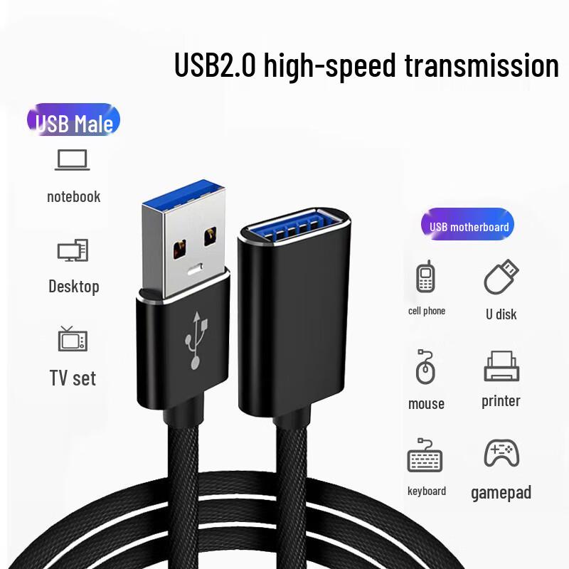 Youshi High-Speed USB Extension Cable