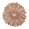 Tappetino da Tavola in PVC da 38cm Tappetino da Tavola Fiore di Loto Metallico Impermeabile Resistente al Calore Antiscivolo Per Tavolo da Pranzo Decorazione Festa di Matrimonio