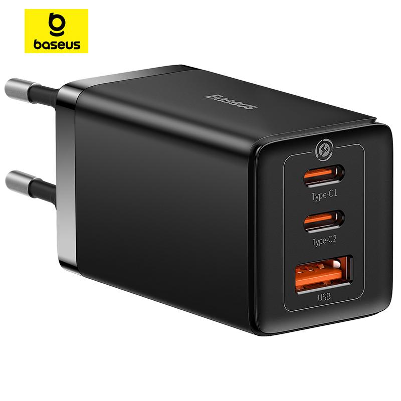 

Быстрое зарядное устройство Baseus GaN5 Pro 2C+U, 65 Вт, ЕС