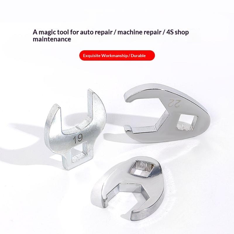 Versatile 9/11 Piece 3/8" Drive Flare Nut and Crowfoot Wrench Set with Storage Rack