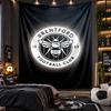 Wall Hanging Tapestry Brentford Football Print Cloth for Living Room Bedroom Home Decor
