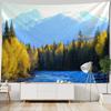 Mystischer Wald Wandteppich Tropischer Regenwald Landschaft Wandbehang Tuch Böhmischer Stil Wandmalerei Wohnzimmer Schlafzimmer Dekoration