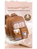 Capybara Backpack Stationery Set: Ergonomic Schoolbag Gift for Boys & Girls.