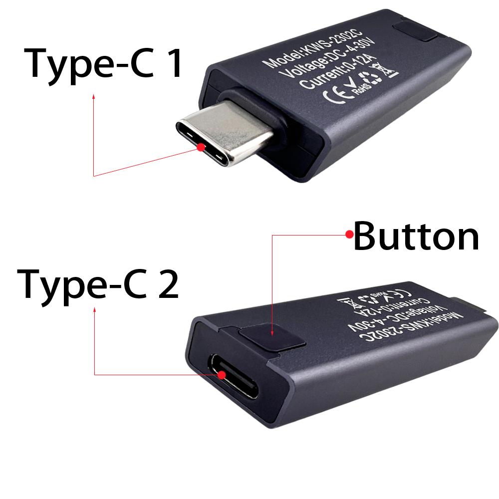 11 in 1 Colour Type-C Tester DC Digital Voltmeter Amperimetro Current Voltage Meter Amp Volt Ammeter Power Bank Charger indicat