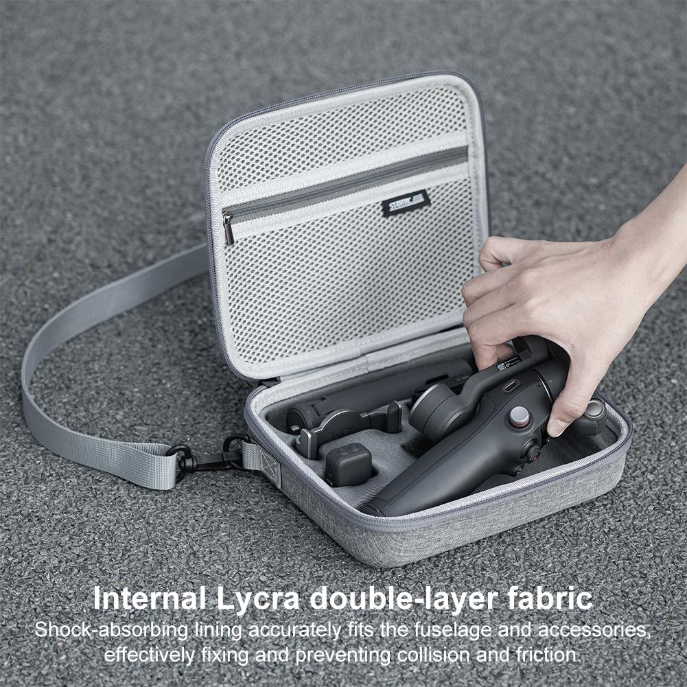 Carrying Case Bag for DJI Osmo Mobile 7/7Pro Portable Storage Case Shockproof Hard Shell Handbag for DJI OM 7/7P Handheld Gimbal