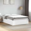 Bed Frame White 150x200 cm Particleboard