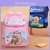 Children Capybara Backpack Rainbow Large Capacity Layered Storage Gifts Bag