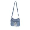 Small Square-shaped Fashionable Embroidered Money Pouch for Mobile Phone, Single Shoulder Crossbody Bag Casually