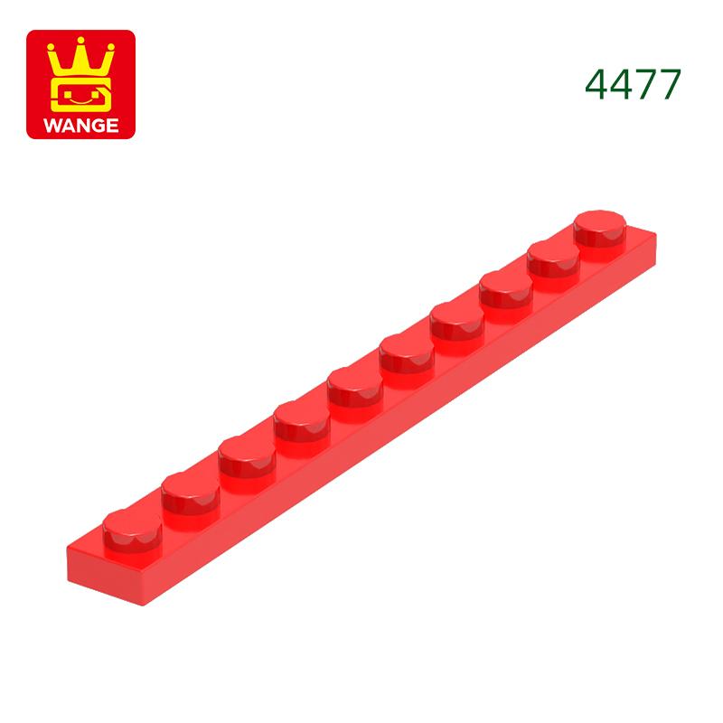 Non-Toxic 61Pcs/Lot 4477 1X10 Thin Building Block Moc Accessories Compatible With Brick Children Toys Gift Box