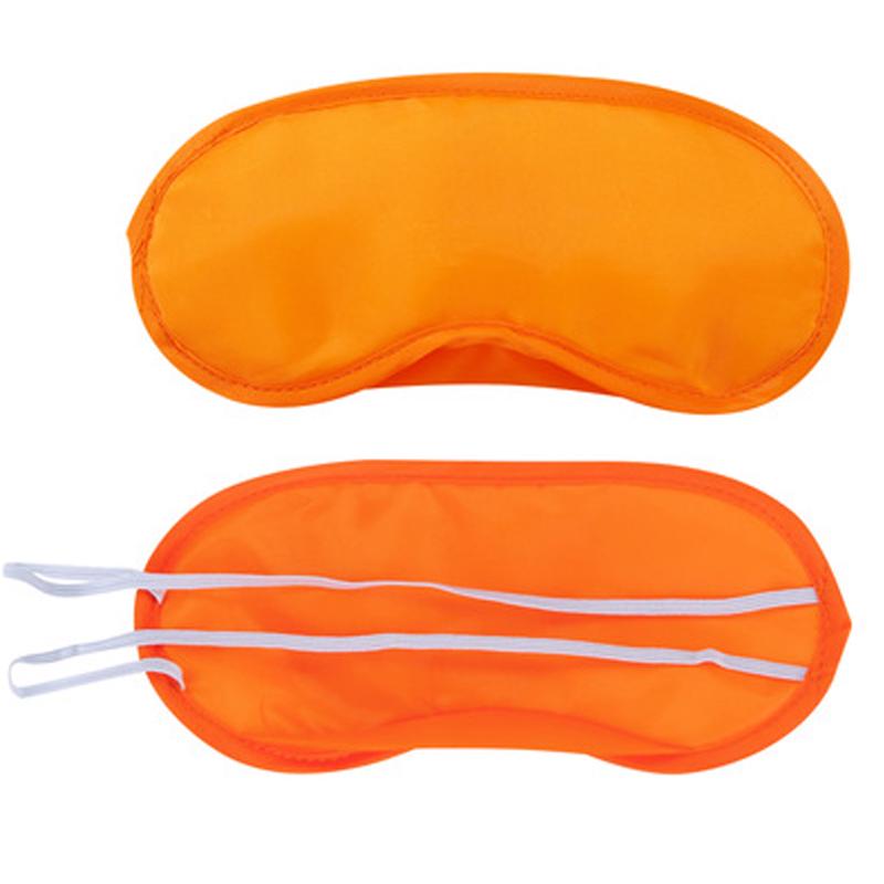 Benda per occhi da donna semplice e alla moda, maschera per gli occhi per il sonno in pura seta, copertura ombreggiante imbottita, aiuto per il relax da viaggio
