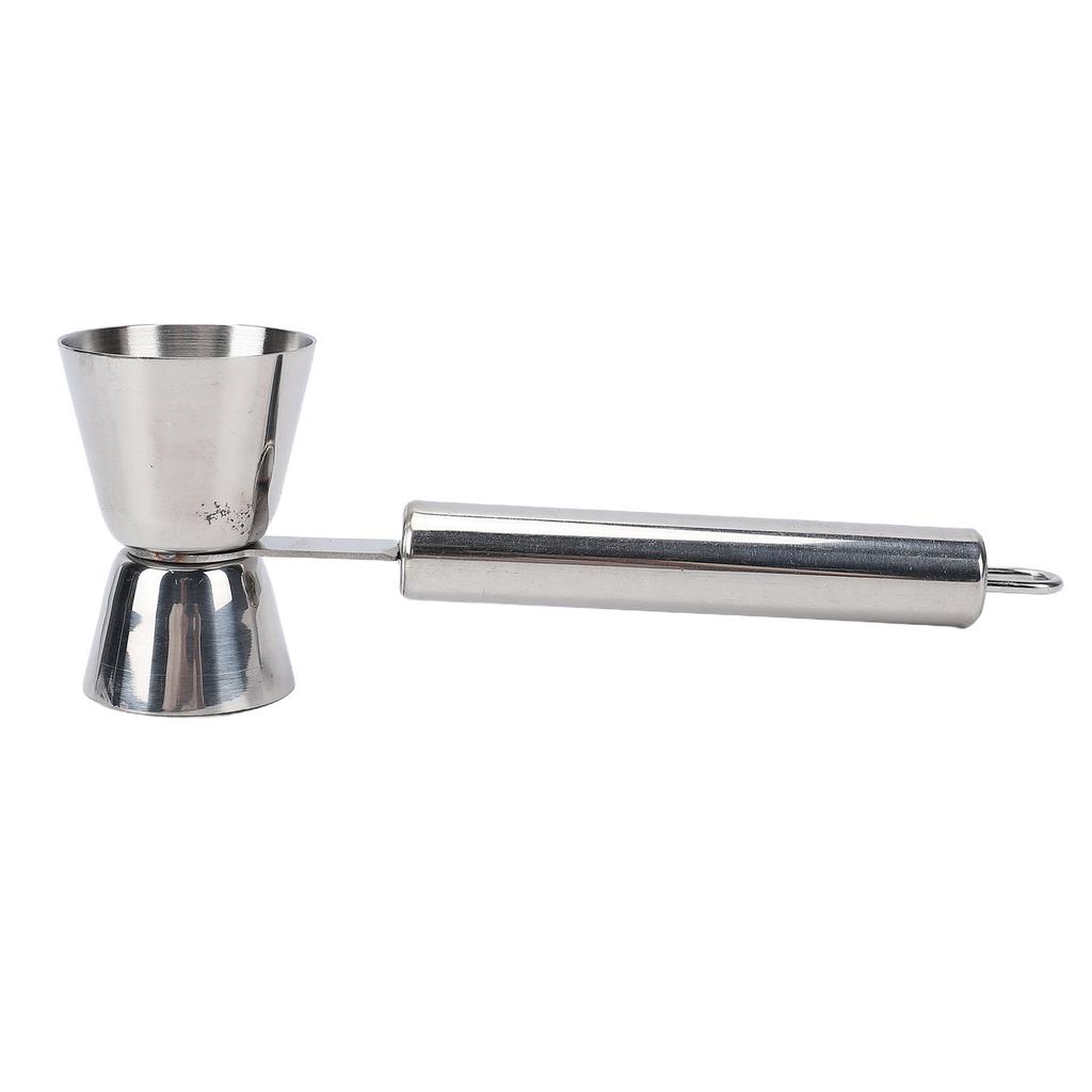 Cocktail Jigger 38ml 20ml Double Head Stainless Steel Reusable Bar Measuring Jigger with Handle