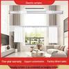 Smart Double Track Motorized Curtains for Duplexes with Voice Remote Control Compatible with Mi Home