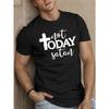 Not Today Satan Men's Short Sleeve T-shirt Summer T-shirt Top,Relaxed Fit, Oversized, Cool, Casual