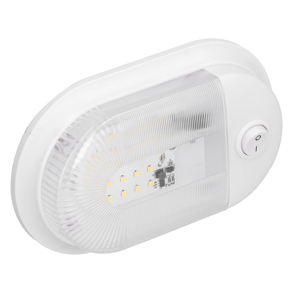 LED RV Ceiling Dome Light 360lm Dome Replacement Lighting with On Off Switch for RVs Trailers Camper