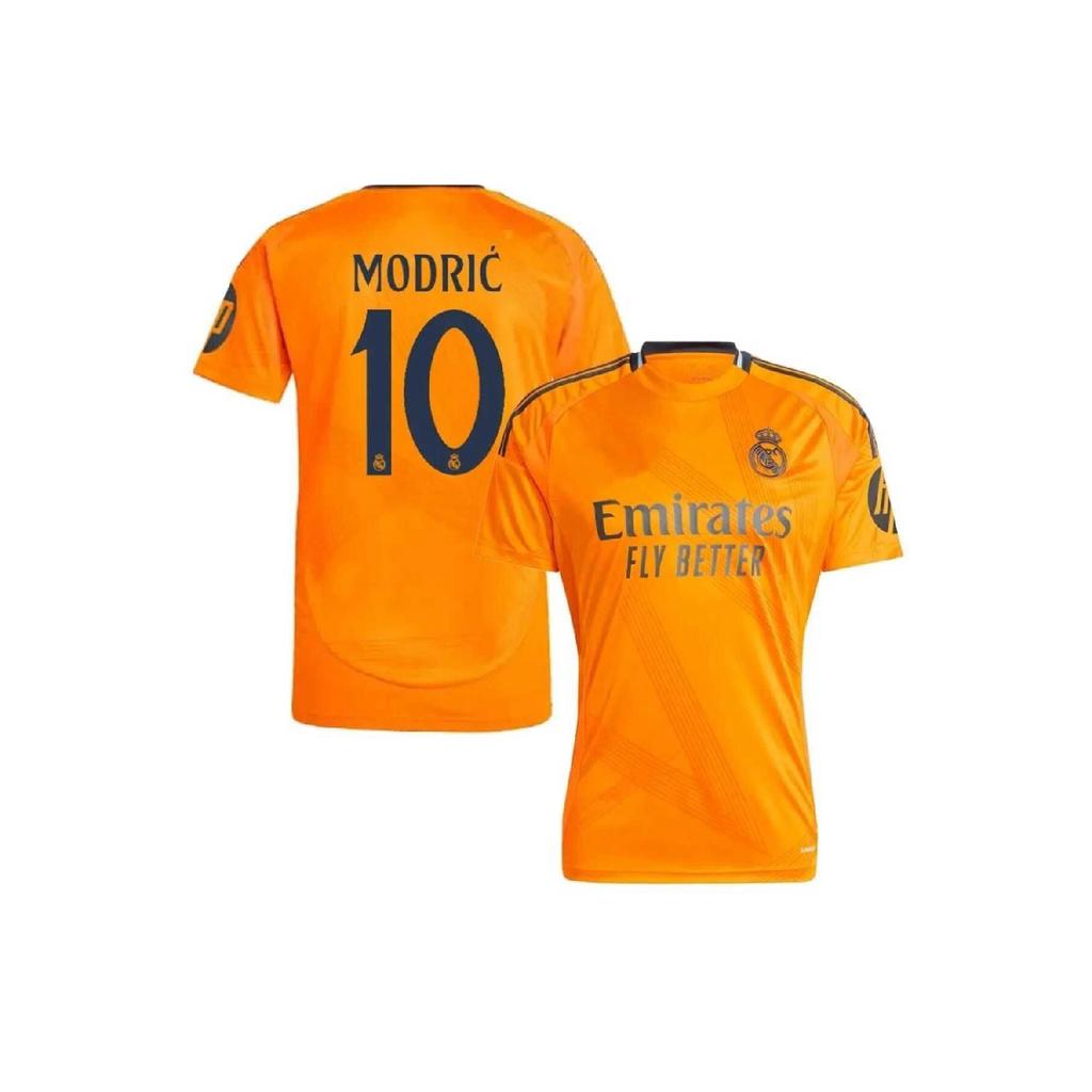 R.e.a.l.m.a.d.r.i.d 2024/25 Season Luka Modric Doice Jersey (orange)
