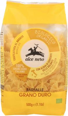 PASTA (SEMOLIN) FARFALLE BIO 500 G - ALCE NERO