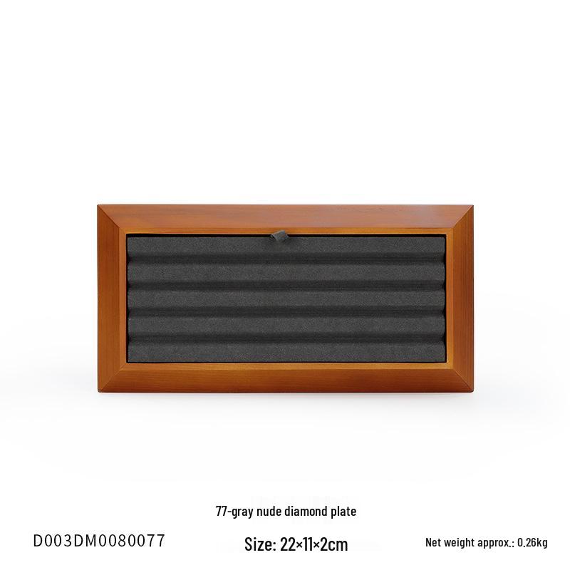 Ya Yu Holz Edelstein Präsentations- und Aufbewahrungstablett für Schmuck und Perlen