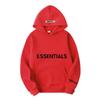 Unisex Oversized Hoodie With Front Letter Print Cotton Sweatshirt Fall Casual Wear
