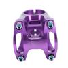 Cycling Stem CNC Hollowed Out High Strength Aluminum Alloy 50mm Handlebar Stem for 28.6mm and 31.8mm Diameter Purple