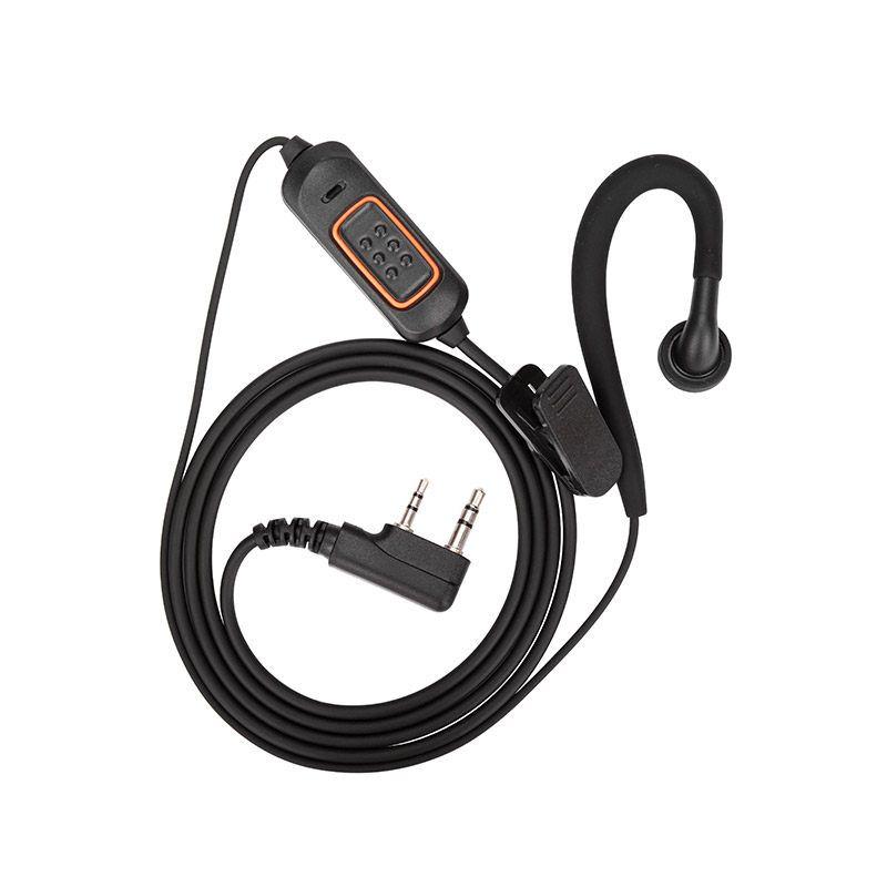 Soft Ear-Hook Earphones for Walkie-Talkies, Telephone Headsets, High-End Ear-Hook Style Small Devices, Compatible with K, Y, and m Connectors
