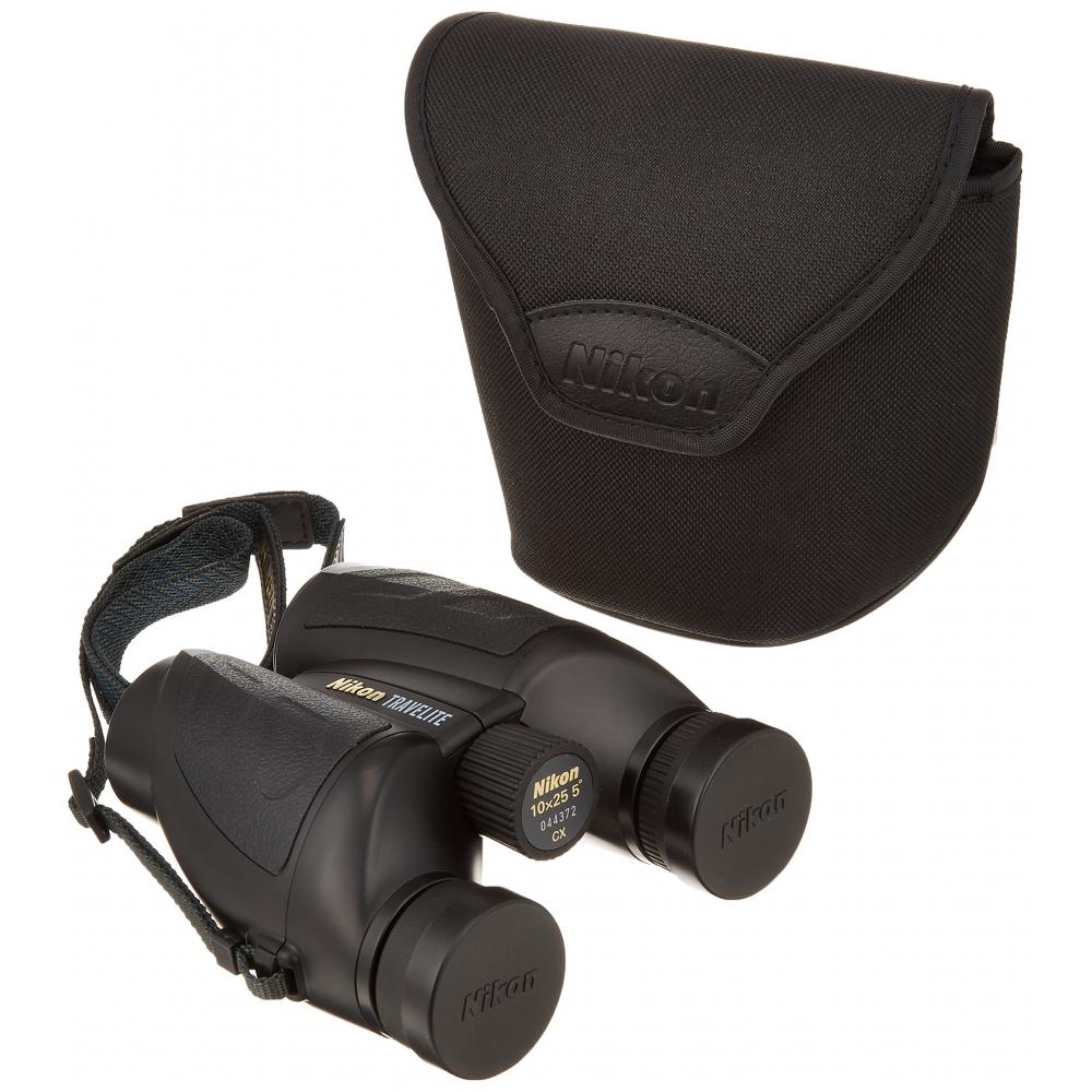 Nikon Travelite VI 10x25 Porro Prism Binoculars 10x 25 Caliber T610X25 Black