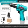 Model Electric Rechargeable Hand Drill: Multifunctional Lithium Battery Impact Screwdriver.