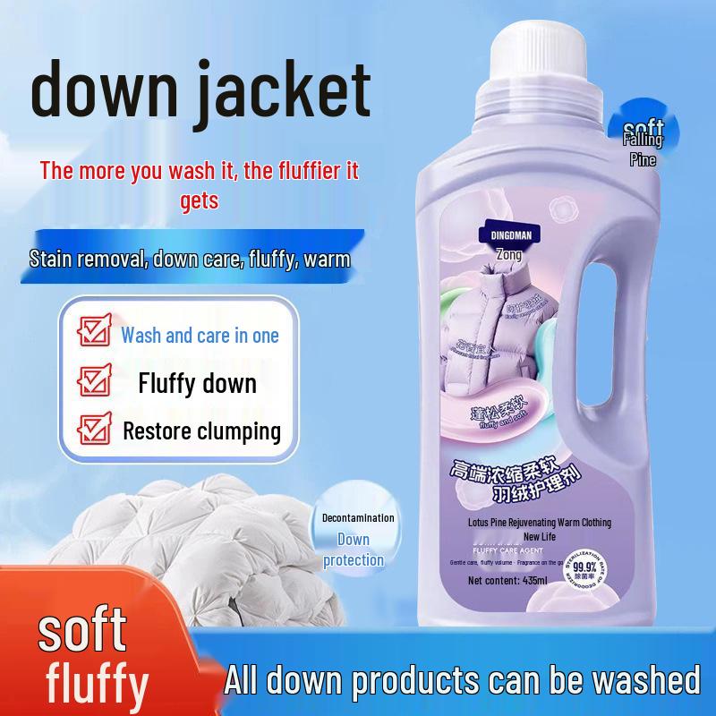 Fluffy Down Jacket Detergent: Neutral Stain Remover for Deep Cleaning