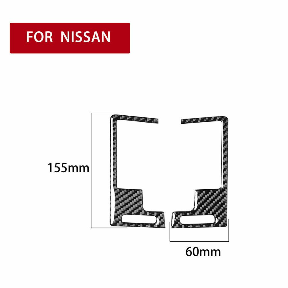 Carbon Fiber Interior Panel Trim Cover for Nissan For 350Z 2003-2009 with Tape Backing for Secure InstallationGood product