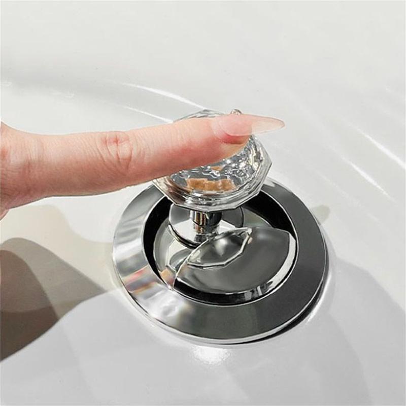 Household Self-adhesive Toilet Push Button Toilet Supplies 1PC