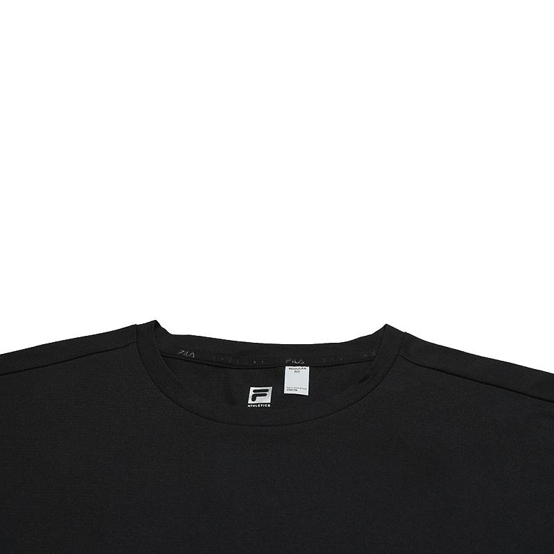 FILA Urban Explore Classic Casual Versatile Breathable Lightweight Stretch Round Neck Short Sleeve T-Shirt Men Tops A11M538107FBK