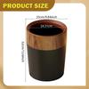 Trash Can Paper Basket Storage Bucket Portable Waste Bin Garbage Wastebasket for Beside Kitchen