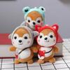 Cute Puppy Akita Dog Little Fox Plush Toy Corgi Small Mini Doll Hanging Decoration
