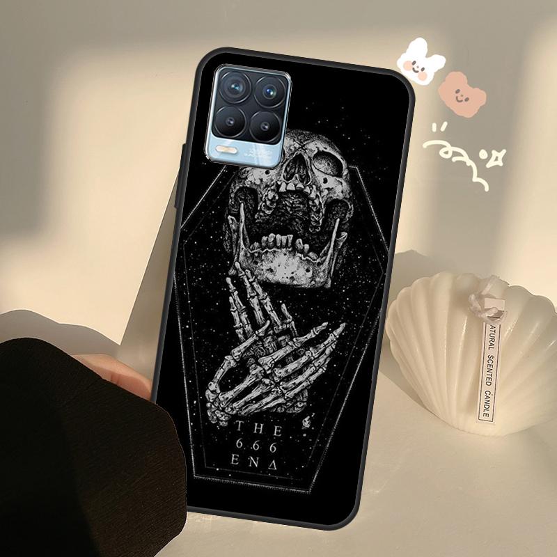Custodia Teschio Divertente Per Realme C63 C61 C55 C51 C53 C25 C65 C67 C71 C75 11 12 13 14 15 Pro Plus GT6 GT7 Pro