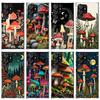 Colorful Mushroom Phone Case For Samsung Galaxy S23 S24 S25 Edge S26 Ultra S22 + S21 Plus S20 FE Cover Silicone Print Shell Gala
