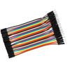 Wire Kit, 3 Pieces Colorful 10cm, Breadboard   Cables, Breadboard   Wire Kit, with 40 Pins M to FCelsius40