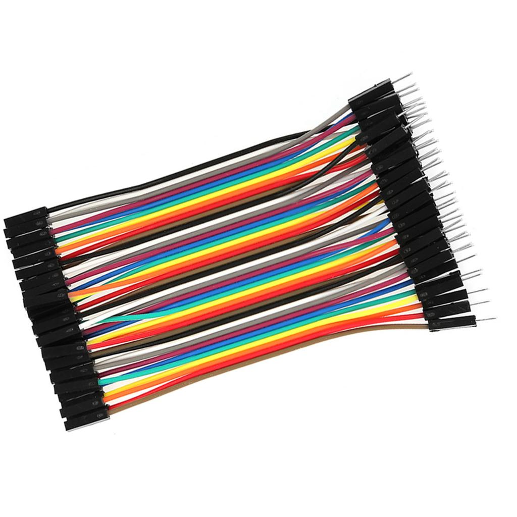 Wire Kit, 3 Pieces Colorful 10cm, Breadboard   Cables, Breadboard   Wire Kit, with 40 Pins M to FCelsius40