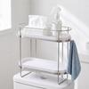 Multifunctional Storage Rack Stainless Steel Bathroom Shelf Space Saving Toilet Rack  Kitchen