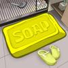 Small Fresh 3D Visual Diatom Mud Floor Mat Household Bathroom
