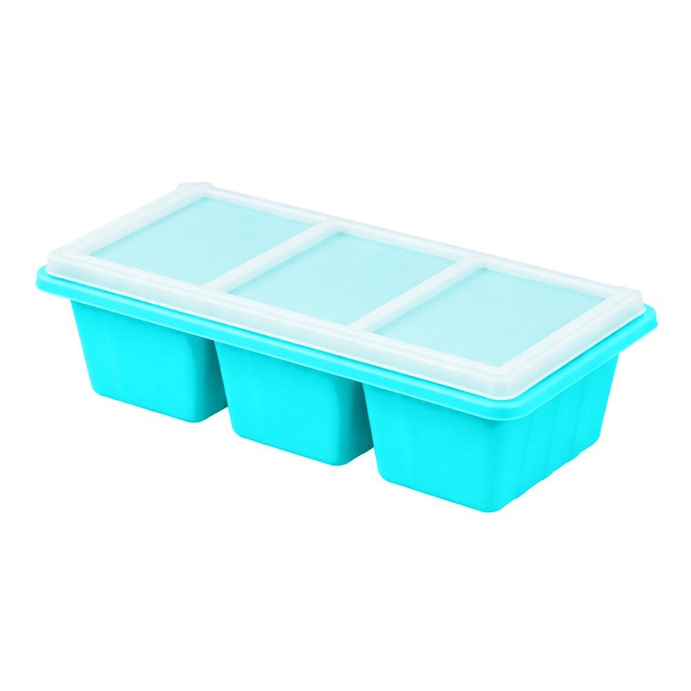 with Lid Food Freezing Molds Silicone Food Sauce Storage New Ice Mold