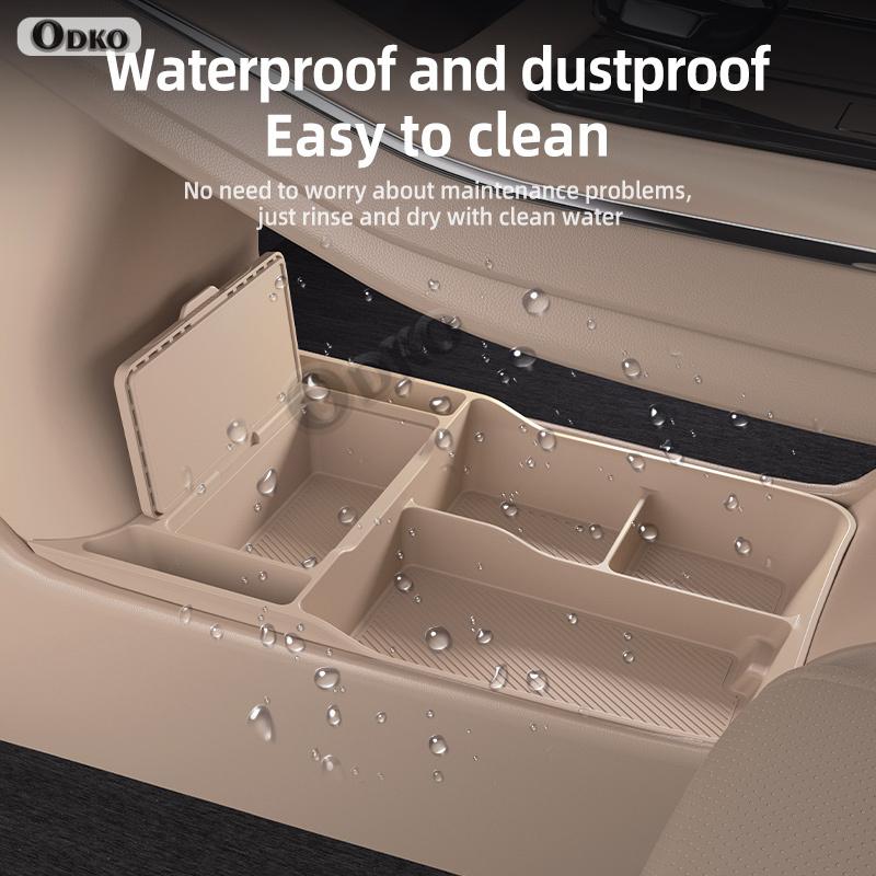 For AITO M7 Silicone Storage Box Center Console Under Layer Modification Special Car Interior Accessories Organizer