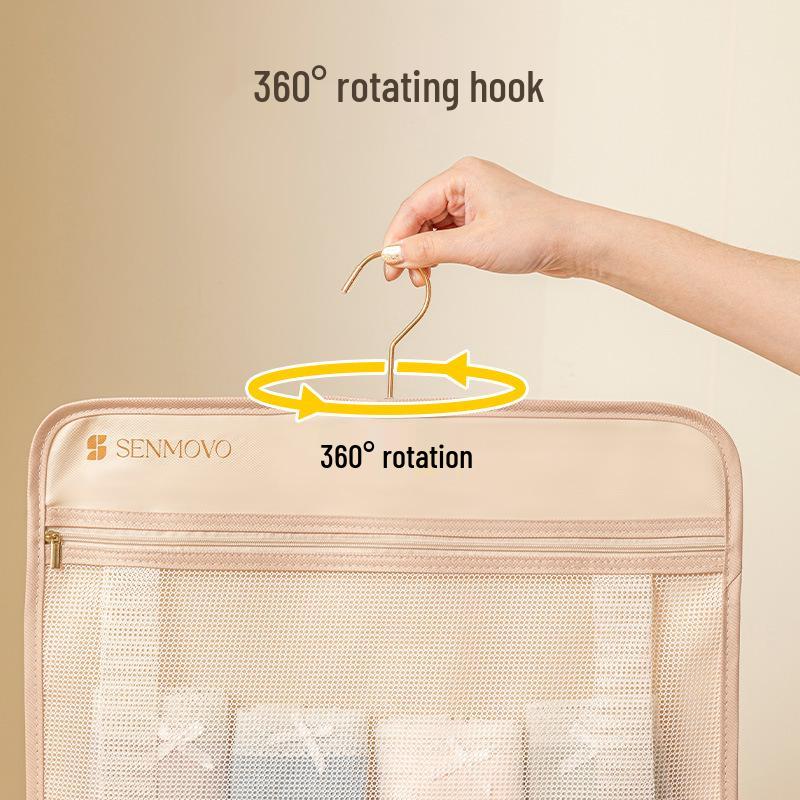 Multi-functional Hanging Storage Bag for Wardrobe - Perfect for Underwear, Socks, and More