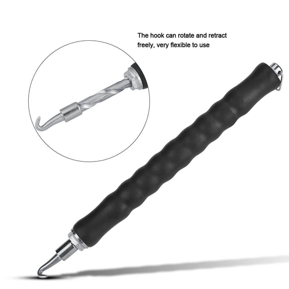 Stable Grip Semi-automatic Steel Bar Hook High Hardness Labor Saving Rebar Tying Tool Straight Pull Binding Hook Building Work