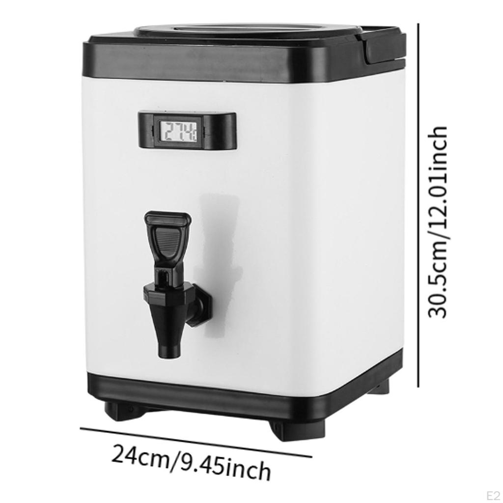 Beverage Dispenser for And Cold Drinks with Milk Pail Insulated Container Soup BBQ