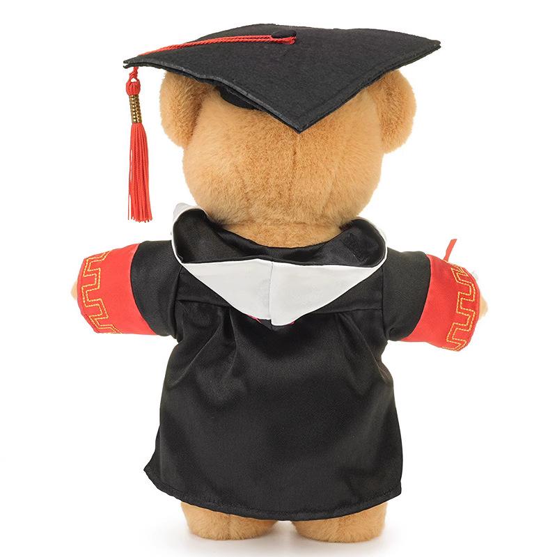 Hug Baby Doctor Bear Doll Master's Degree Graduation Season Bear Plush Toy Bachelor's Uniform Bear Rag Doll