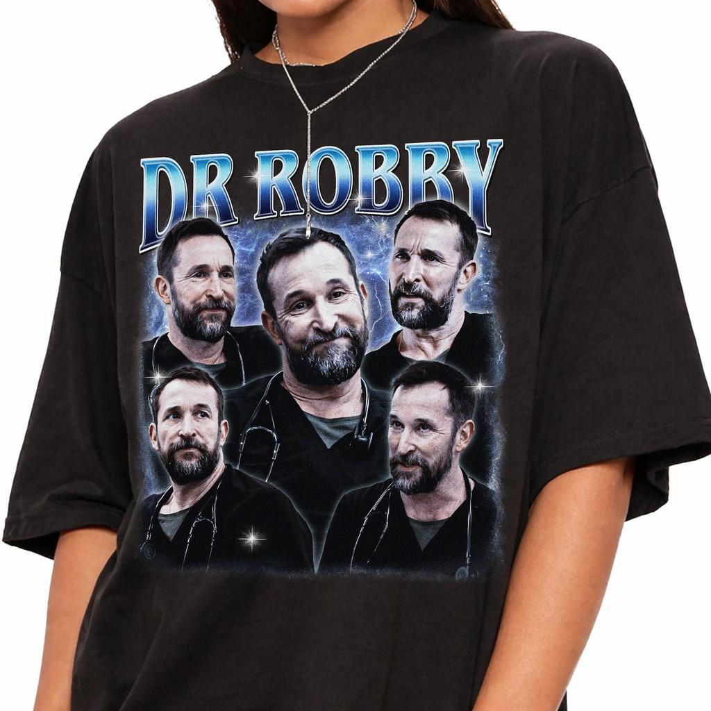 Dr Robby Shirt, Vintage Dr Robby Robinavitch T-Shirt, Retro Grey's Anatomy Bootleg Tee, Noah Mills Grafik T-Shirt, TV Doktor Fan Geschenk