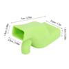 Silicone Faucet Extender Spout Extender for Sink Faucets Hand Washing for Kids (Green)