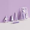 Safe Baby Nail Clipper Set: Anti-Pinch Scissors & File for Newborns and Children