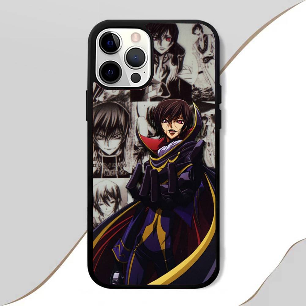 Anime C-Code Geass Phone Case Mobile Suitable For Apple 17 Air 16 PRO MAX 15 14 13 12 11 Patch Black Hard Shell